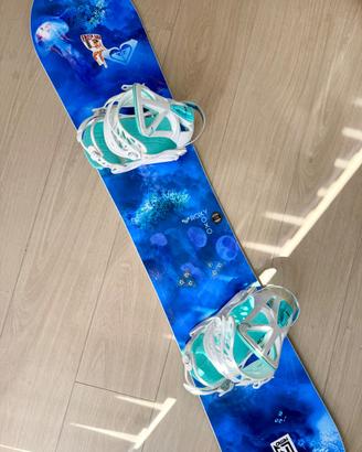 Tavola da snowboard Roxy xoxo 145cm + attacchi