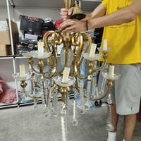 lampadario in cristallo di boemia 