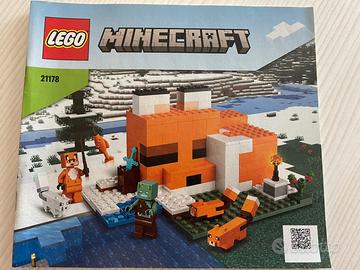 LEGO MINECRAFT 21178 Completo di istruzioni