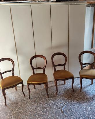 cinque sedie buone condizioni 100 euro