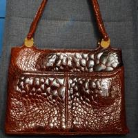 Borsa vintage  vero coccodrillo GianMarco Venturi