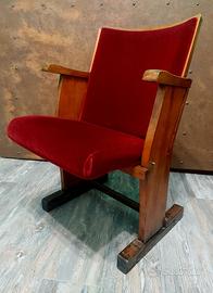 Sedia Cinema anni 50 Vintage