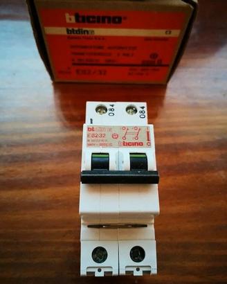 Bticino Magnetotermico 32A 1P+N art. E82/32