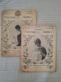 Riviste francesi originali anni ’20 - Moda, ricamo