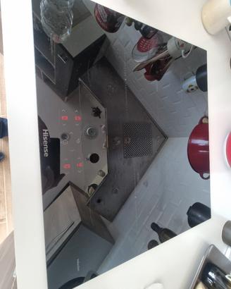 Piano cottura induzione 4 fuochi kw 7 più connect 