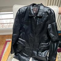 Giacca pelle donna combipel taglia M