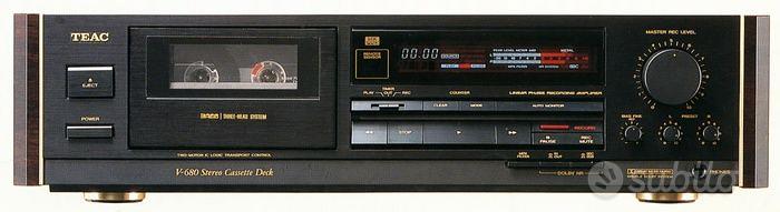 TEAC V-680 – Piastra Stereo Cassette Deck Vintage - Audio/Video In
