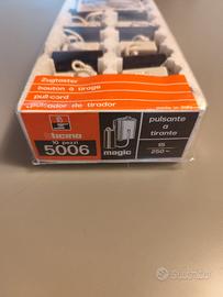 Confezione 10 pulsanti a tirante BTicino  cod 5006