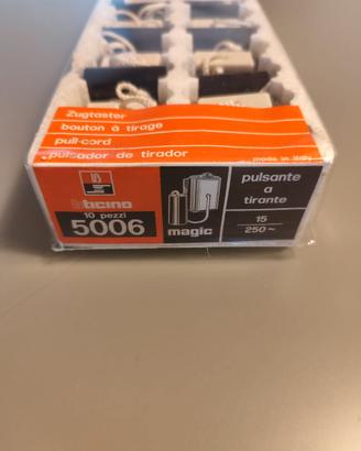 Confezione 10 pulsanti a tirante BTicino  cod 5006