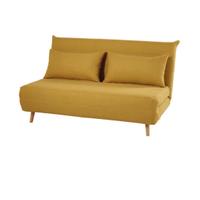 Nio - Divanetto pieghevole 2 posti giallo senape