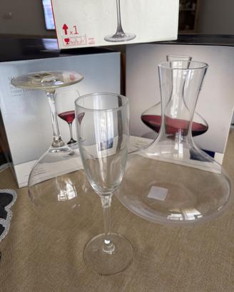 Villeroy & Boch MAXIMA Decanter + Calici Burgundy