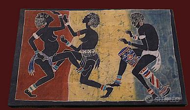 BATIK Originale Quadro Arazzo cm 110 x 68