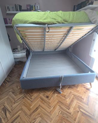 letto contenitore matrimoniale 