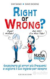Libro di inglese : right or wrong