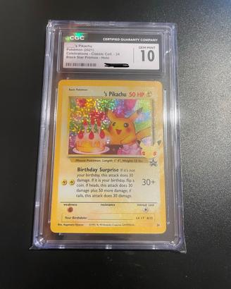 Pikachu 24 Celebrations CGC 10 Eng