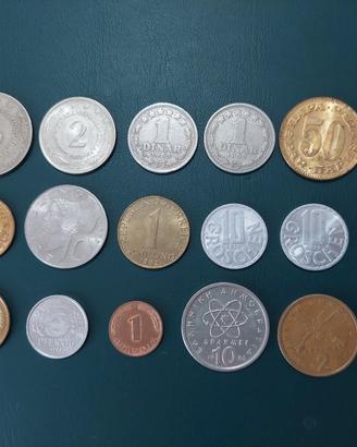 Lotto 18 Monete Paesi Europei  pre-Euro