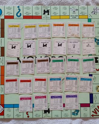 Gioco tavolo MONOPOLI vintage anni 80 Parker Br EG