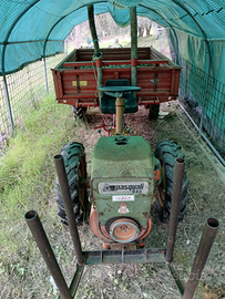 Motocoltivatore di 946 con rimorchio trazionato