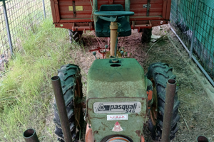 Motocoltivatore di 946 con rimorchio trazionato