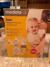 Tiralatte  elettrico medela “solo” + 3 contenitori