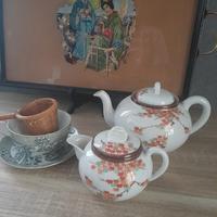 Set2 teiere vintage giappone te verde becco largo 