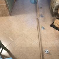 Mensola testiera letto rovere sbiancato