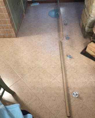 Mensola testiera letto rovere sbiancato