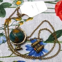 Collana Mappamondo Pianeta Terra Charm Earth