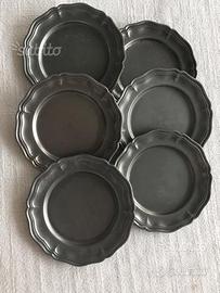 Sottobicchieri in peltro