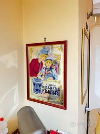 Specchio Pubblicitario Vintage Amarena Fabbri