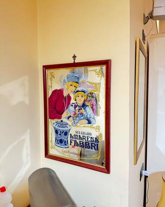Specchio Pubblicitario Vintage Amarena Fabbri