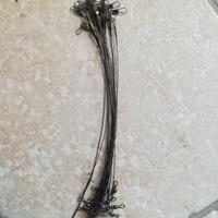 Cavetti acciaio pesca luccio