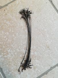 Cavetti acciaio pesca luccio