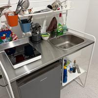 Mini cucina Ikea con frigo