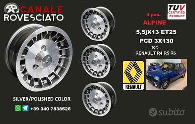 Cerchi ALPINE 13 pollici R4 R5 R6 r7 rodeo renault