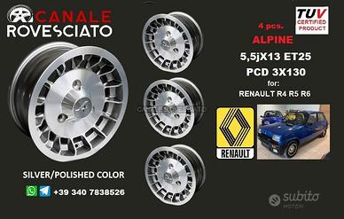 Cerchi ALPINE 13 pollici R4 R5 R6 r7 rodeo renault