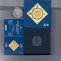 Moneta Italia € 3 argento 120° anniversario ACI