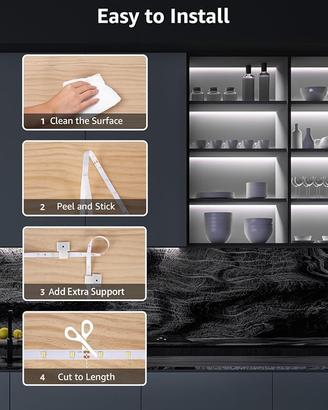 Striscia LED COB10 metri,striscia led cob bianco l