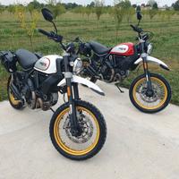 Ducati scrambler desert sled 2019 rossa e bianca