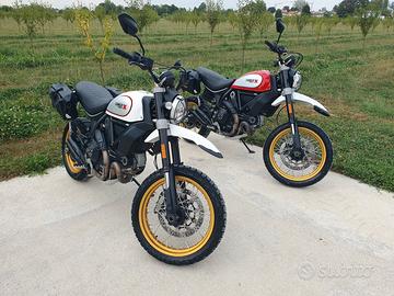 Ducati scrambler desert sled 2019 rossa e bianca