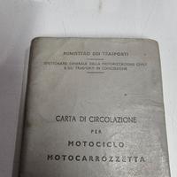 Libretto vespa faro basso 54