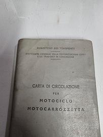 Libretto vespa faro basso 54