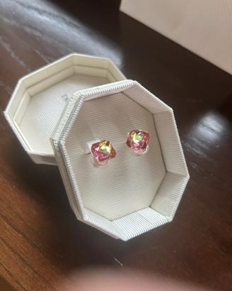 Swarovski orecchini rosa
