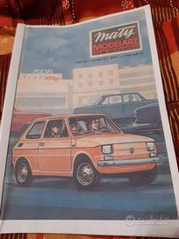 Fiat 126 scatola montaggio carta originale Polonia