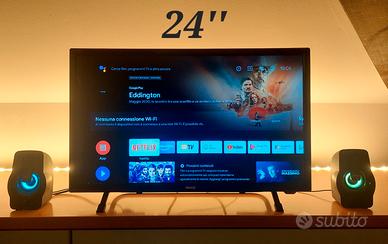 Smart TV NIKKEI 24'' + casse LED