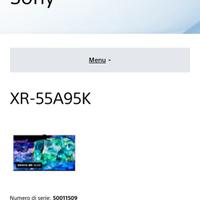 Sony bravia XR-55A95K.