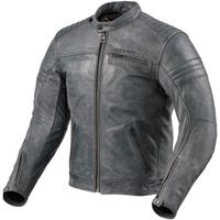 Giacca moto in pelle Revit Rev'it Restless Blu