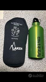 Borraccia  con contenitore termico e gancio