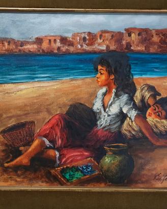 Quadro olio su tela