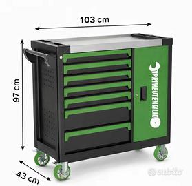 Carrello attrezzato XXL 7 cassetti vuoti
